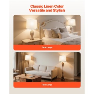 VEVOR Σετ 2 Λευκά Καπέλα Λάμπας με Harp 11x13x10 ίντσες (Μέγεθος Με... VEVOR Σετ 2 Λευκά Καπέλα Λάμπας με Harp 11x13x10 ίντσες (Μέγεθος Με...