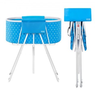 VEVOR Πτυσσόμενη Μπανιέρα για Σκύλους, Υψωμένη, Ανοιχτό Γαλάζιο, Στ...