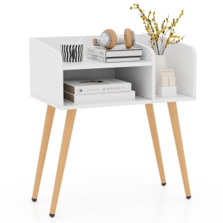 Costway Σύγχρονο Κομοδίνο με Διπλό Χώρο Αποθήκευσης και Μεταλλικά Π... Costway Σύγχρονο Κομοδίνο με Διπλό Χώρο Αποθήκευσης και Μεταλλικά Π...