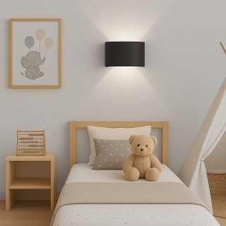 BAKAJI Σετ 2 Απλίκες Τοίχου 4 Led Μαύρο Φωτιστικό Ψυχρό Λευκό Φως 1... BAKAJI Σετ 2 Απλίκες Τοίχου 4 Led Μαύρο Φωτιστικό Ψυχρό Λευκό Φως 1...