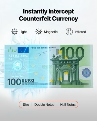 VEVOR Μηχανή Καταμέτρησης Χρημάτων με Ανίχνευση Πλαστών και Υποστήρ...