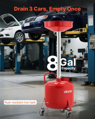 VEVOR Ρεζερβουάρ Στραγγίσματος Λαδιού 30L με Διαστάσεις 470 x 450 x... VEVOR Ρεζερβουάρ Στραγγίσματος Λαδιού 30L με Διαστάσεις 470 x 450 x...