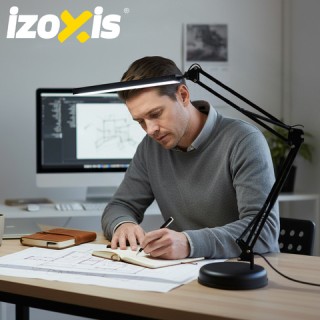 Izoxis LED Φωτιστικό Γραφείου με Σπαστό Βραχίονα 26357 Izoxis LED Φωτιστικό Γραφείου με Σπαστό Βραχίονα 26357
