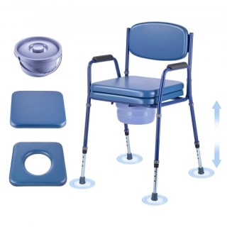 VEVOR Καρέκλα Κομοδίνου 3-σε-1 με Ρυθμιζόμενο Ύψος (181 kg) WLKBSGR... VEVOR Καρέκλα Κομοδίνου 3-σε-1 με Ρυθμιζόμενο Ύψος (181 kg) WLKBSGR...