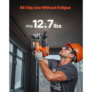 VEVOR Ασύρματο Περιστροφικό Σφυρί 20V SDS-Plus με Σετ Μπαταριών 4 Λ...