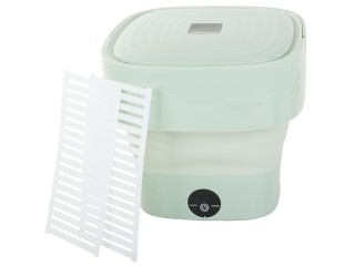 Φορητό Αναδιπλούμενο Πλυντήριο Ρούχων Ταξιδιού 40W 24,5 x 26,5 x 2... Φορητό Αναδιπλούμενο Πλυντήριο Ρούχων Ταξιδιού 40W 24,5 x 26,5 x 2...