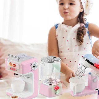 BAKAJI Ροζ Παιδική Κουζίνα Ηλεκτρικές Συσκευές Μίξερ Καφέ Μηχανή Μπ... BAKAJI Ροζ Παιδική Κουζίνα Ηλεκτρικές Συσκευές Μίξερ Καφέ Μηχανή Μπ...