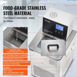 VEVOR Εργαστηριακός Ψύκτης Κυκλοφορητής 6L 23°F-212°F  SYSXHLQQ6L50...