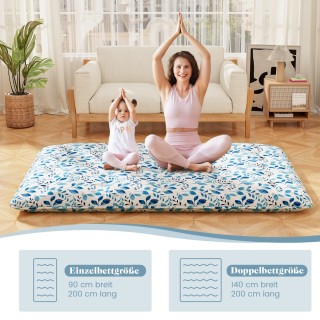 Costway Στρώμα Ιαπωνικό Φουτόν με Πλένεται Κάλυμμα & Θήκη Μεταφοράς...