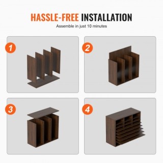 Οργανωτής Εγγράφων VEVOR, 24 Θέσεις, Καφέ  MZWJZLFPJBH24D1RVV0