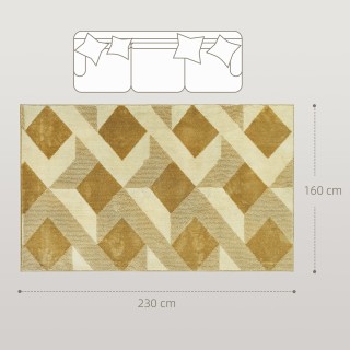 HOMCOM Μοντέρνο Χαλί για Σαλόνι και Καθιστικό, Υποαλλεργικό και Πλε... HOMCOM Μοντέρνο Χαλί για Σαλόνι και Καθιστικό, Υποαλλεργικό και Πλε...