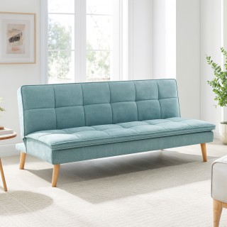 BAKAJI Καναπές-Κρεβάτι Ανακλινόμενο 3 Θέσεων Εργονομικό σε Υφασμάτι...