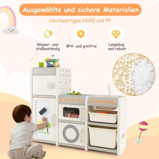 Costway Παιδική Ντουλάπα Παιχνιδιών με Πολυλειτουργικό Σχεδιασμό κ... Costway Παιδική Ντουλάπα Παιχνιδιών με Πολυλειτουργικό Σχεδιασμό κ...