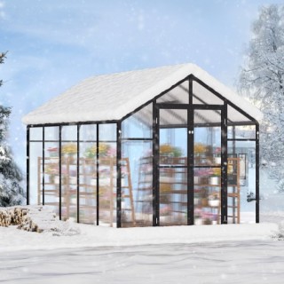 VEVOR Θερμοκήπιο Πολυανθρακικό 8x10 Ft Εξωτερικό Κήπου JTSZWSL8W1... VEVOR Θερμοκήπιο Πολυανθρακικό 8x10 Ft Εξωτερικό Κήπου JTSZWSL8W1...