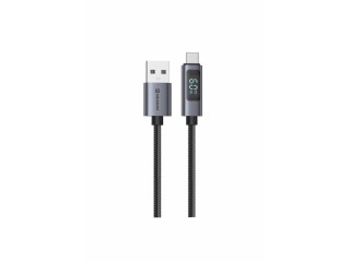 SWISSTEN Καλώδιο LCD USB-A / USB-C 8595217491540 SWISSTEN Καλώδιο LCD USB-A / USB-C 8595217491540
