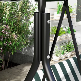 Outsunny Κούνια Κήπου 3 Θέσεων με Ρυθμιζόμενη Οροφή και Μαξιλάρια, ... Outsunny Κούνια Κήπου 3 Θέσεων με Ρυθμιζόμενη Οροφή και Μαξιλάρια, ...