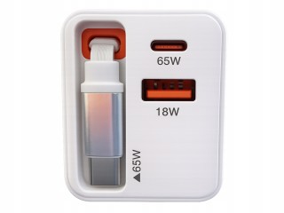 Verk Group  Γρήγορος Φορτιστής 65W USB με Καλώδιο USB-C Συμβατός με...