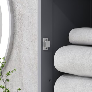 Kleankin Στήλη Μπάνιου Εξοικονόμησης Χώρου με Ντουλάπι, Συρτάρι και... Kleankin Στήλη Μπάνιου Εξοικονόμησης Χώρου με Ντουλάπι, Συρτάρι και...