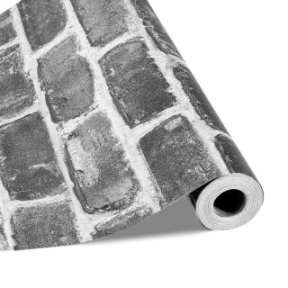 VEVOR Αυτοκόλλητη Ταπετσαρία 45cm x 10m Γκρι Τουβλάκι Αδιάβροχη για... VEVOR Αυτοκόλλητη Ταπετσαρία 45cm x 10m Γκρι Τουβλάκι Αδιάβροχη για...