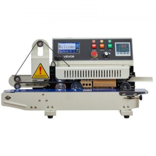 VEVOR Οριζόντια Συνεχής Σφραγιστική Μηχανή Σάκων με Τύπωμα Μελάνης,... VEVOR Οριζόντια Συνεχής Σφραγιστική Μηχανή Σάκων με Τύπωμα Μελάνης,...