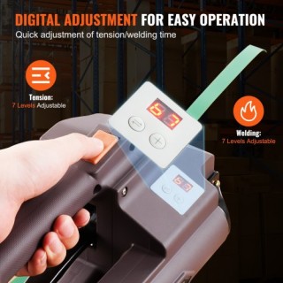 Αυτόματο Ηλεκτρικό Εργαλείο Δεσίματος VEVOR για Λουριά PP/PET 0.39-... Αυτόματο Ηλεκτρικό Εργαλείο Δεσίματος VEVOR για Λουριά PP/PET 0.39-...