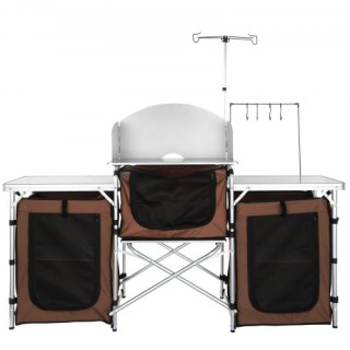 Πτυσσόμενο Τραπέζι Κουζίνας Camping VEVOR με Αποθηκευτικό Χώρο και ... Πτυσσόμενο Τραπέζι Κουζίνας Camping VEVOR με Αποθηκευτικό Χώρο και ...