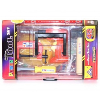 BAKAJI Παιδική Εργαλειοθήκη Παιχνιδιού με 42 Εργαλεία και Αξεσουάρ ... BAKAJI Παιδική Εργαλειοθήκη Παιχνιδιού με 42 Εργαλεία και Αξεσουάρ ...