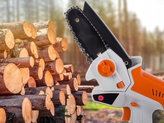 Verk Group Μίνι Ασύρματο Αλυσοπρίονο Κλαδέματος για Κοπή Κλαδιών 59...