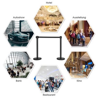 Costway Σετ 4 Αποσπώμενοι Ανοξείδωτοι Στύλοι με Ενσωματωμένη Ταινία... Costway Σετ 4 Αποσπώμενοι Ανοξείδωτοι Στύλοι με Ενσωματωμένη Ταινία...