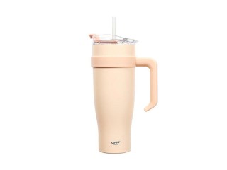 Κούπα Θερμός Ανοξείδωτο / Πλαστικό 1.2lt - Ροζ  KA0437-Pink Cook Co...