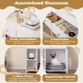 Ντουλάπι Γάτας για Διακριτική και Άνετη Χρήση στο Σπίτι 80 x 51 x ... Ντουλάπι Γάτας για Διακριτική και Άνετη Χρήση στο Σπίτι 80 x 51 x ...