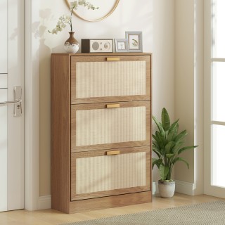 HOMCOM Φορητή Παπουτσοθήκη για 18 Ζευγάρια Παπούτσια με 3 Ανακλινό... HOMCOM Φορητή Παπουτσοθήκη για 18 Ζευγάρια Παπούτσια με 3 Ανακλινό...