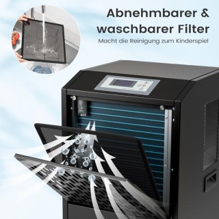 Costway Ηλεκτρικός Αφυγραντήρας 118L/T με Σωλήνα Αποστράγγισης & Χρ... Costway Ηλεκτρικός Αφυγραντήρας 118L/T με Σωλήνα Αποστράγγισης & Χρ...