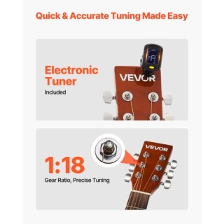 VEVOR Σετ Ακουστικής Κιθάρας Dreadnought 41 με Θήκη για Αρχάριους Y... VEVOR Σετ Ακουστικής Κιθάρας Dreadnought 41 με Θήκη για Αρχάριους Y...