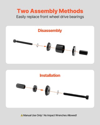 VEVOR Σετ Αφαίρεσης Ρουλεμάν 23 ΤΜΧ για Αυτοκίνητα & Φορτηγά - Διάμ...