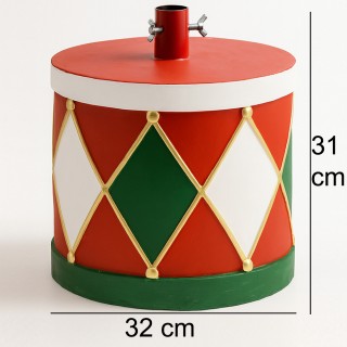 BAKAJI Βάση Χριστουγεννιάτικου Δέντρου Τύμπανο 32x31cm Διακόσμηση Κ... BAKAJI Βάση Χριστουγεννιάτικου Δέντρου Τύμπανο 32x31cm Διακόσμηση Κ...