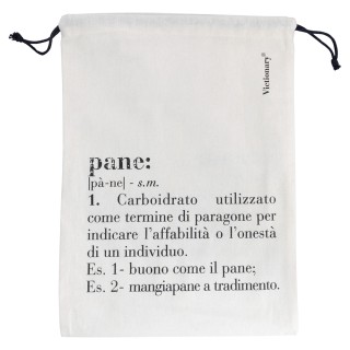 Villa dEste Home Σακουλάκι Ψωμιού από Βαμβάκι με Διπλής Όψεως Κορδό...