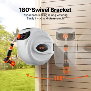 VEVOR Αναδιπλούμενος Σωλήνας Κήπου 1/2 x 98.43 ft Τοίχου KSSJGQSHC2...