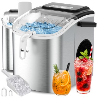 Ruhhy Παγομηχανή Ασημί 1.2L 12kg/24h 27709 Ruhhy Παγομηχανή Ασημί 1.2L 12kg/24h 27709
