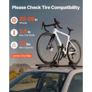 VEVOR Βάση Ποδηλάτου Οροφής Αυτοκινήτου με Κλείδωμα CDZXCJZLFZDC0GA...