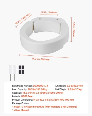 VEVOR Ανυψωτικό Κάθισμα Μπάνιου για Ηλικιωμένους και Άτομα με Ειδικ... VEVOR Ανυψωτικό Κάθισμα Μπάνιου για Ηλικιωμένους και Άτομα με Ειδικ...