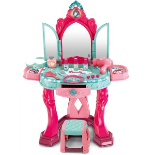 BAKAJI Καθρέφτης Μακιγιάζ Σαλόνι Ομορφιάς με Σκαμπό Μουσική Φώτα Σ... BAKAJI Καθρέφτης Μακιγιάζ Σαλόνι Ομορφιάς με Σκαμπό Μουσική Φώτα Σ...