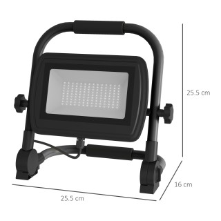 HOMCOM Προβολέας LED Εργασίας 6500k με Περιστρεφόμενη Κεφαλή και Σ... HOMCOM Προβολέας LED Εργασίας 6500k με Περιστρεφόμενη Κεφαλή και Σ...