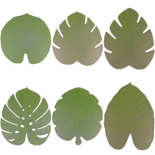 Villa DEste  Σετ 6 τμχ Tovaglietta φύλλο τροπικής ζούγκλας Jungle 5...