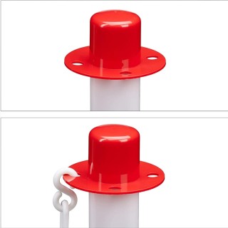 BAKAJI  Κολωνάκι Σήμανσης 28 x 82 cm με Αλυσίδα 02836048