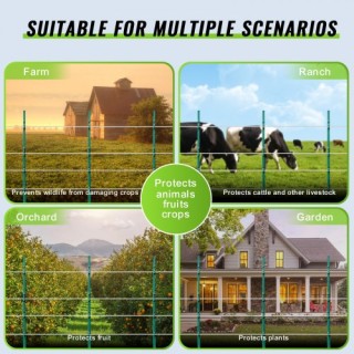 VEVOR  Σύρμα Αλουμινίου 500M για Ηλεκτρική Περίφραξη Ζώων 1640Ft WL...