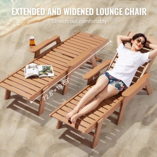 Ξαπλώστρα Εξωτερικού Χώρου 6 Σημείων- Καφέ 1830 × 725 × 930 mm HDPE...