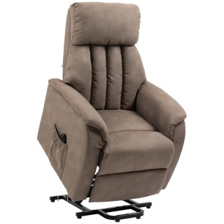 HOMCOM Lift Chair Ανακλινόμενη 150° max με τηλεχειριστήριο και στήρ...