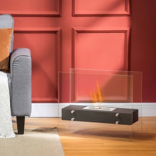 Τζάκι HOMCOM βιοαιθανόλης από μέταλλο και γυαλί, 3 ώρες καύσης με δ... Τζάκι HOMCOM βιοαιθανόλης από μέταλλο και γυαλί, 3 ώρες καύσης με δ...