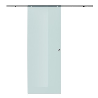 Συρόμενη πόρτα Homcom Frosted Glass και πίστα αλουμινίου, 77,5x205c... Συρόμενη πόρτα Homcom Frosted Glass και πίστα αλουμινίου, 77,5x205c...